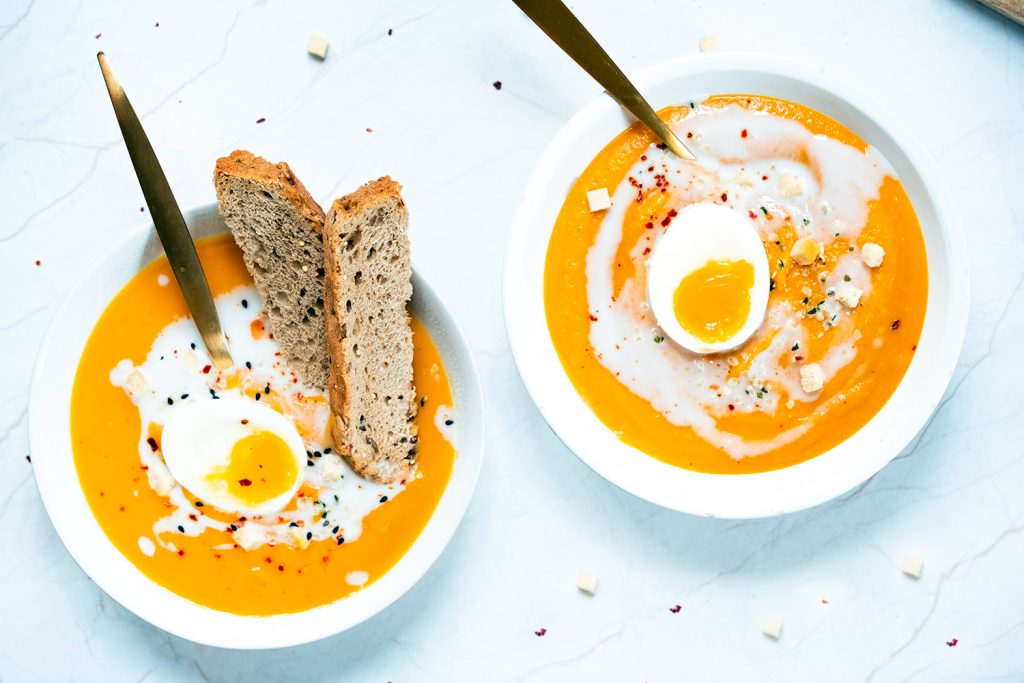 Crema de calabaza con jengibre y coco: opción saludable y reconfortante