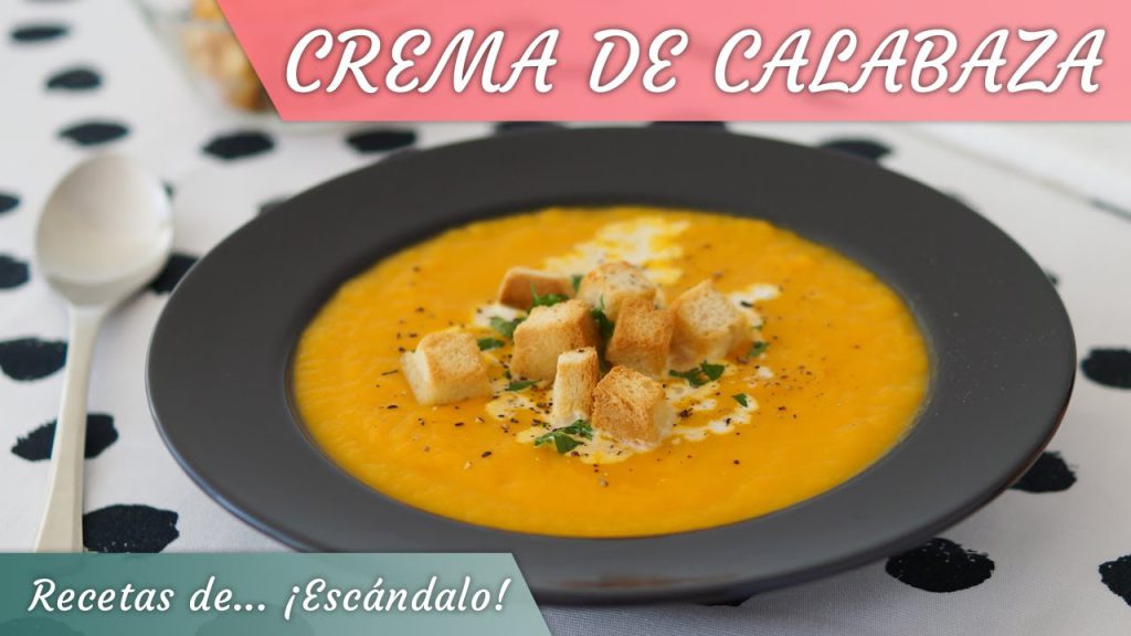 Sopa de calabaza con jengibre y cúrcuma: receta saludable