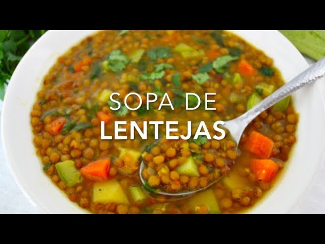 Sopa de lentejas con espinacas y nueces: receta saludable y deliciosa
