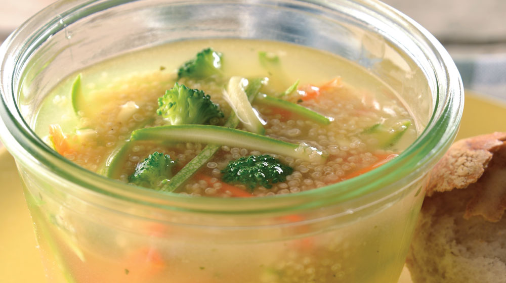 Sopa de vegetales y quinoa: receta deliciosa y nutritiva
