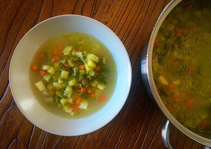 Sopa de verduras con sal marina: receta saludable y fácil